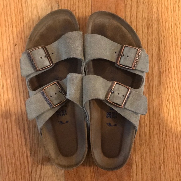 Birkenstock Shoes - Arizona Suede Leather Birkenstock